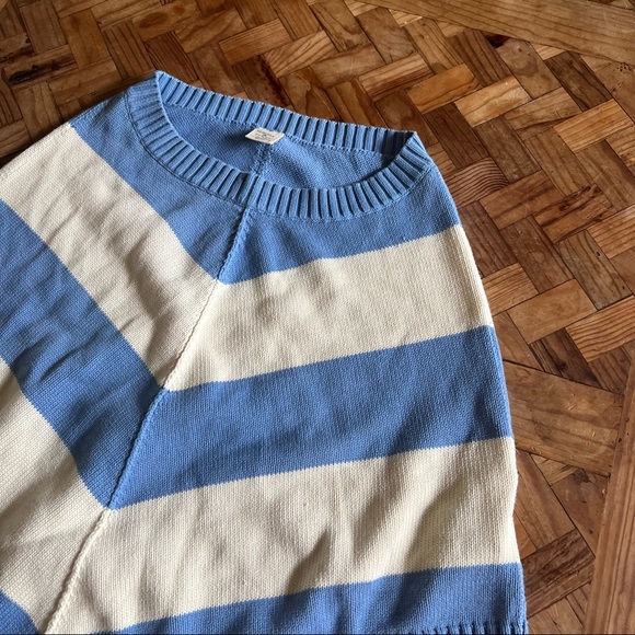 Tommy Jeans Poncho blue/white - Picture 4 of 5